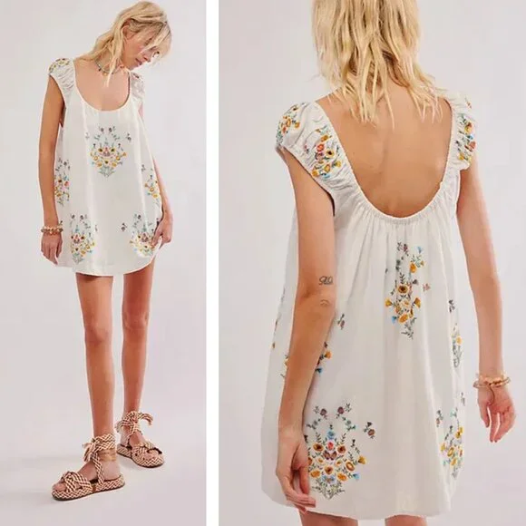 free people wildflower embroidered dress Kiyonna Plus Size Wildflower Embroidered Floral Mesh Dress